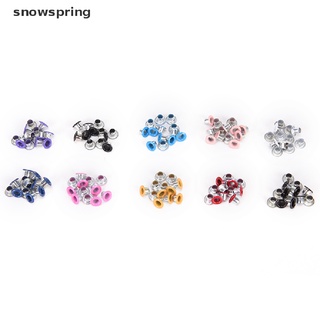 Snowspring 100pcs 3mm Scrapbook Eyelet Random Mixed Color Metal eyelets For DIY clothes New CL
