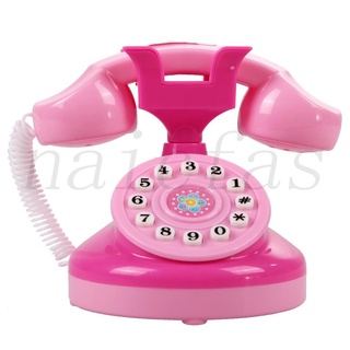 Naicfas educativo emulacional rosa teléfono pretender juguetes niñas juguete regalos
