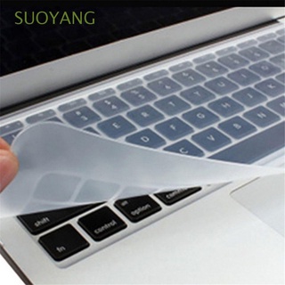 Suoyang Universal práctico impermeable a prueba de polvo transparente Protector portátil teclado cubierta de teclado portátil