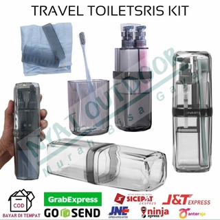 Kit de tocador de viaje kit de botella de camping montaña