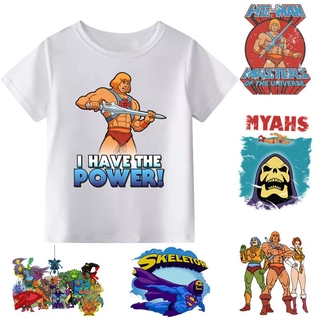 los niños maestros del universo he-man de dibujos animados de impresión t-shirt niños niñas divertido cómic de manga corta camiseta ropa de niños (1)