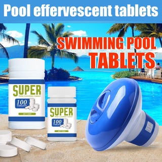 ▸ELECTRON◂New High Quality Swimming Pool Cleaning Tablets Purify Water Disinfect Chlorine Pills⌘