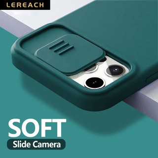 lereach carcasa de silicona líquida para iphone 12 pro max 12 mini 11 pro max protección de la lente de la cámara de color sólido a prueba de golpes