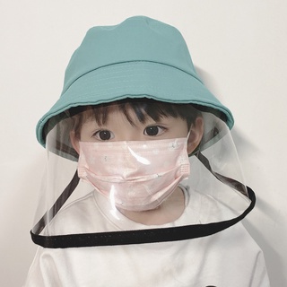 [Abbas] Sombrero anti-gota para niños primavera delgado antisaliva pescador sombrero de algodón sombrero de bebé niños y niñas sombrero de lavabo protector