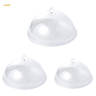 HOME Food Cover Clear Dome Guard Cover for Food Plate Dish Use Dust Anti Fly Covers