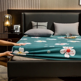 sábana bajera ajustable impermeable para cama individual/queen/king size sábana bajera ajustable tamaño de cama sábana elástica (7)