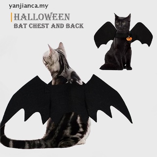 Yanca gato perro disfraces alas murciélago vestir Halloween adorno Cosplay fiesta mascota producto.