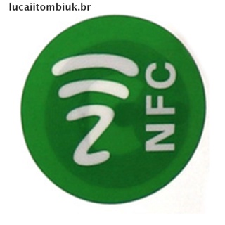 (Luiukhot) 1Pcs impermeable PET Material NFC pegatinas inteligentes Ntag213 etiquetas para todos los teléfonos [lucaiitombiuk]