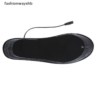 [Fashionwayshb] Plantillas De Zapatos Calentadas Eléctricas Calentador De Pies USB Pie Invierno Almohadilla [Caliente]