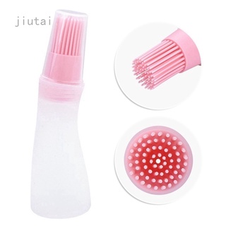 Jiutai - cepillo de botella de aceite de silicona para barbacoa, resistente al calor