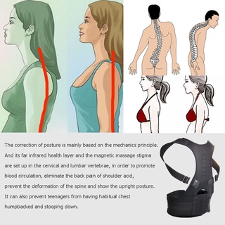 ifashion1 corrector de postura para hombres y mujeres/cinturón ortopédico magnético para terapia (9)