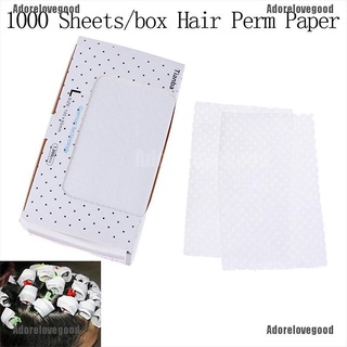【ALG】 1000 Sheets/Box Hair Salon Perm Papers End Electric Wraps Perming End Wraps 【Adorelovegood】