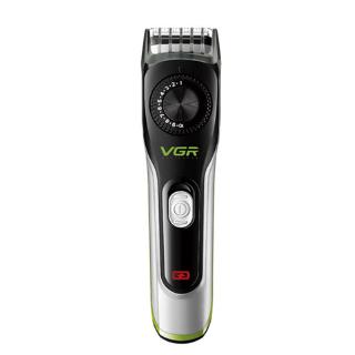 Vgr V028 eléctrico Clipper afeitadora de pelo USB recargable impermeable barba Trimmer afeitadora - negro (2)