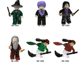 diy lego minifigures harry potter profesor dumbledore snape bloque de construcción juguetes para niños