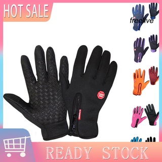 np_ guantes de ciclismo con pantalla táctil de dedo completo antideslizante unisex para invierno