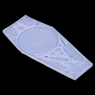 du cristal de resina epoxi molde atrapasueños fundición molde de silicona diy artesanía herramienta (6)
