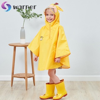Warner Kids ropa al aire libre impermeable de dibujos animados impermeable con capucha capa de lluvia Poncho (5)