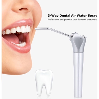 spray de agua dental de aire triple de 3 vías dental pieza de mano jeringa con 2 boquillas