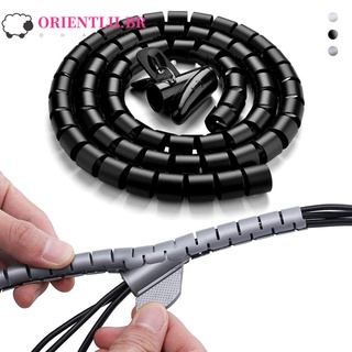 Orientlii flexible 2 M 3 M 5 M Tubo Espiral cable De almacenamiento De cables De Tubo/multifuncional/Organizador De cables
