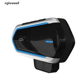 rgiveeef casco de motocicleta intercomunicador bluetooth interphone auriculares radio fm impermeable cl