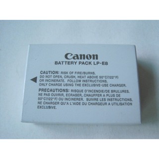 Caja+Lc-E8 LC-E8E cargador LP-E8 batería para Canon Kiss X4 X5 X6i EOS 550D 600D 650D 700D Rebel T2i T3i T5i bateador (4)