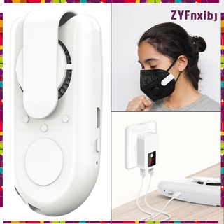 1pcs usb recargable clip-on enfriador ventilador máscara de aire fresco para máscara cara refrigeración mascarilla crea un purificador de aire portátil máscara hacer la respiración más fácil (9)