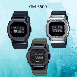 casio g-shock gm-5600 series reloj para hombre gm5600-1/gm5600b-1/gm5600b-3