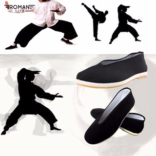 Romancity - zapatos casuales para hombre, diseño de Kung Fu, tela de algodón Tai-chi Old Beijing