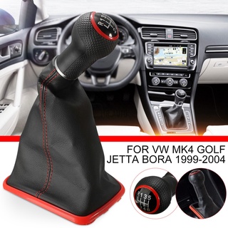6 velocidades de palanca de cambios de palanca de cambios de polaina para VW Mk4 Golf GTI Jetta Bora