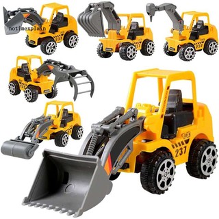 Nombre niños camión Mini vehículo de ingeniería modelo de coche excavadora niño juguete educativo