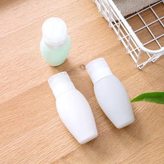 ❀ifashion1❀90ML Silicone Shampoo Shower Gel Sub-bottle Portable Flat Head Trave Bottle (5)
