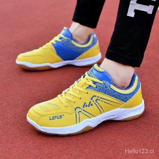 Classic Badminton Shoes Men Women Training Wearable Sports Volleyball Shoes Non-Slip Table Tennis Shoes JgSB
