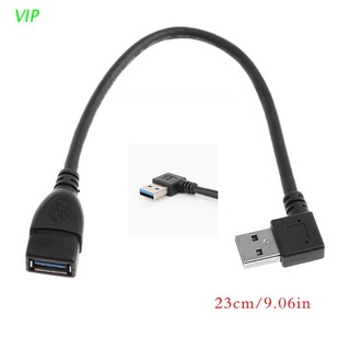 VIP USB 3.0 A Ángulo Izquierdo/Derecha 90 Grados Macho Hembra Cable De Extensión (1)