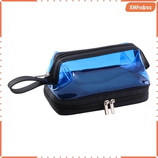 Toiletry Bag PU Leather Waterproof Clear Case Organizer Small Dopp Kit