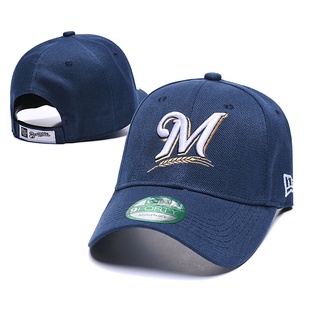 MLB Milwaukee Brewers peaked cap baseball cap suitable for spring autumn unisex