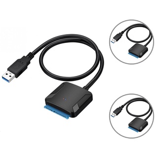 KDdt* SATA Cable to USB 3.0 Convert Cord Adapter for 2.5/3.5inch SSD HDD Hard Drive