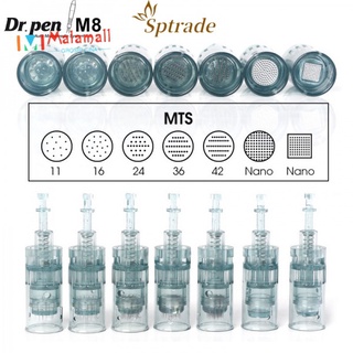 sptrade 11/16//24/36/42/nano agujas de microagujas para dr. pen ultima m8 modelo de repuesto de la aguja del cartucho (comprar 10 unidades 10% de descuento)
