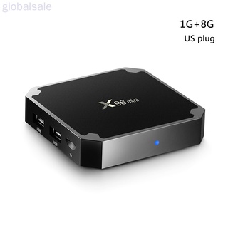 Caja de TV android X96 Mini Amlogic S905W Quad-Core 1G/8G 2G/16G G WIFI reproductor multimedia -GLOBALSALE
