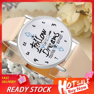 Reloj de pulsera de cuarzo con correa de cuero sintético para niñas, diseño Casual, diseño de su sueño