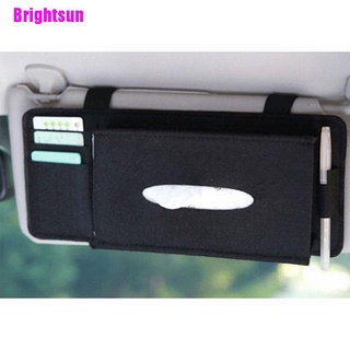 [Brightsun] Universal coche visera de pañuelos caja de pañuelos accesorios Auto organizador titular caso de papel