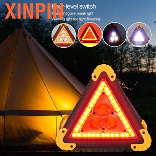 Xinpin lámpara de emergencia coche advertencia Triangular seguridad 6500K 10W impermeable