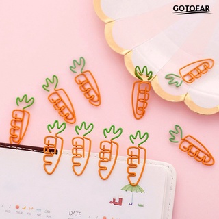 [gotofar] zanahoria helado guisante forma de nabo marcapáginas titular de boletos clip de papel papelería (4)