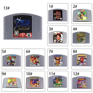 (Shanhai) Para Nintend 64 N64 Mario Smash Bros Cartucho De Video Game Card Console