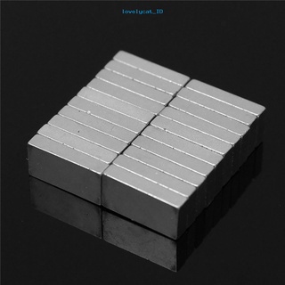 20 piezas bloques De cubo De 10x5 X 2mm N52 Super fuertes en forma De cubo