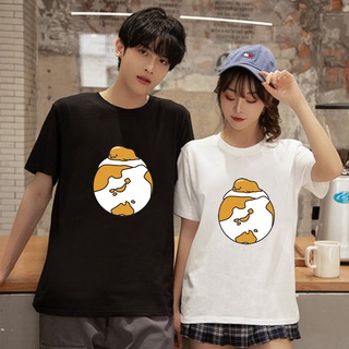 Pareja de dibujos animados mujer camisetas de manga corta verano Harajuku camiseta pareja Tops 6428
