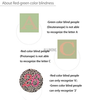 Gafas correctivas ceguera de Color para Color rojo verde ciego cuidado de la visión + caso (3)
