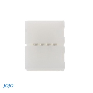 jojo conector acoplador clip sin soldadura de 4 pines 10 mm para 5050 rgb led tira de luz