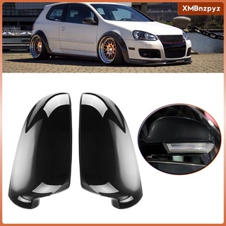 2PCS ABS Car Exterior Rear View Mirror Shell Mirror Covers for VW Jetta EOS