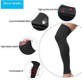 LX- manga de pierna transpirable protector solar resistencia UV protector solar alto elástico calentadores de piernas ciclismo ropa Jersey hombres mujeres (4)