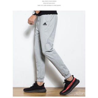 🙌 adidas [disponible en inventario] pantalones de chándal casuales de la marca de moda pequeña slash adidas pantalones elásticos dJHT (3)